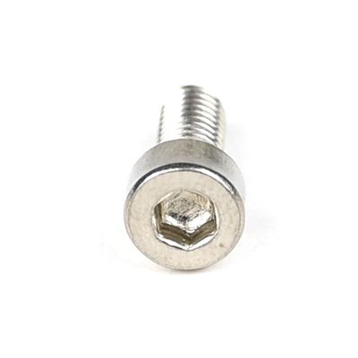 100% QC probado M4 X 10mm Fillister Head Hex Socket máquina de tornillo para el estante de la mercancía
