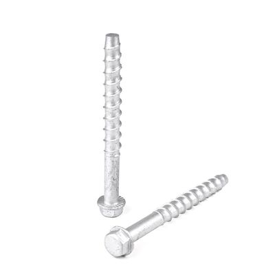 Tornos de albañilería de gran diámetro de acero al carbono hexadecimal estándar, perno de anclaje para conos de seguridad