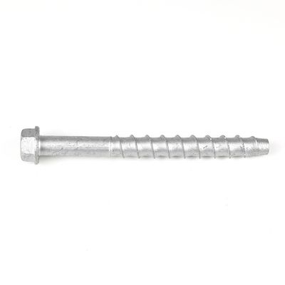 Tornos de albañilería de gran diámetro de acero al carbono hexadecimal estándar, perno de anclaje para conos de seguridad