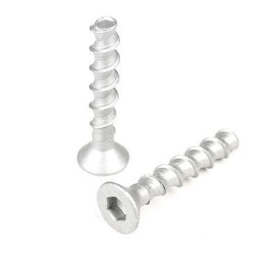 Hex Head de acero inoxidable contrafundido Flat auto-aprietación tornillos de cemento para la construcción