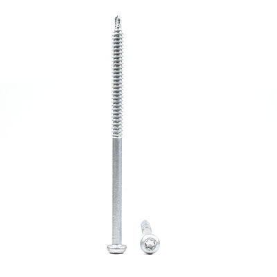 St6.3*125mm Bimetal Galvanizado cabeza de la cacerola Torx tornillos de auto-perforación soporte personalizado