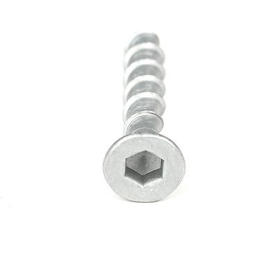 Hex Head de acero inoxidable contrafundido Flat auto-aprietación tornillos de cemento para la construcción