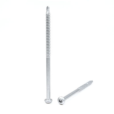 St6.3*125mm Bimetal Galvanizado cabeza de la cacerola Torx tornillos de auto-perforación soporte personalizado