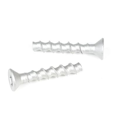 Enchufe hexagonal plano M8 60mm de acero inoxidable de mampostería tornillos de cemento ss410 de hormigón de anclaje tornillo