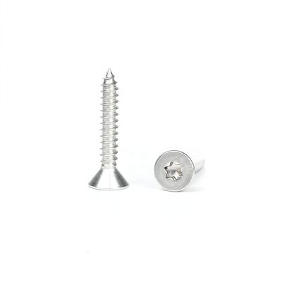Acero inoxidable métrico ST4.8 * 30mm Torsa plana de cabeza de auto-apertura tornillos Sus316 Punto afilado de auto-perforación tornillo de auto-apertura