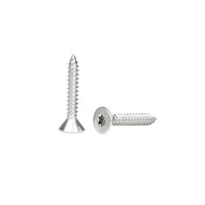 Acero inoxidable métrico ST4.8 * 30mm Torsa plana de cabeza de auto-apertura tornillos Sus316 Punto afilado de auto-perforación tornillo de auto-apertura