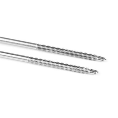 Construcción de madera para perforación automática de tornillos ST5.5x140 con rosca parcial en acabado Ruspert