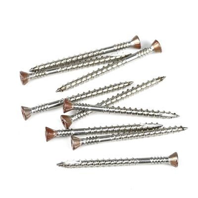 10x65mm de acero inoxidable 316 Torx Torros de pared seca de cabeza plana para edificios de construcción de madera