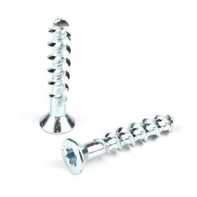 10B21 Acero de carbono M5x35mm autoperforación Torsa de cabeza plana tornillos de hormigón para pared de bloque