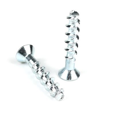 10B21 Acero de carbono M5x35mm autoperforación Torsa de cabeza plana tornillos de hormigón para pared de bloque