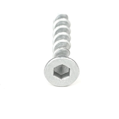 HEX enchufe de cabeza plana de trabajo pesado de hormigón pernos de anclaje M8 60mm INCH HEX de acero inoxidable