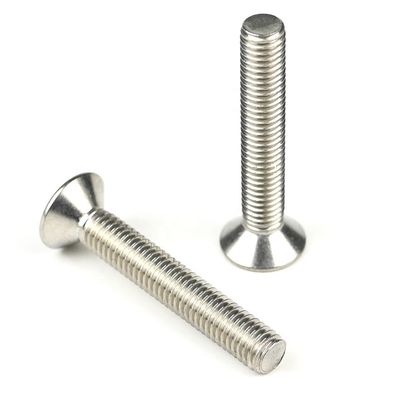 Parafusos para máquinas planas de acero inoxidable DIN 7991 parafusos hexagonal con soporte personalizado