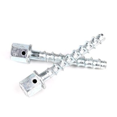 M10 Anclaje de vara de hilo de brida HEX electrolibrado para tornillos de pernos en ventilación de calefacción