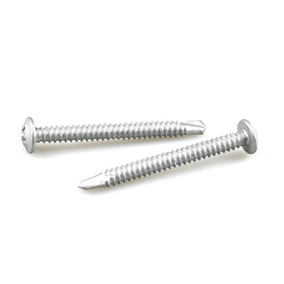 M5.5x60mm de acero inoxidable bi-metal auto perforación tornillo Phillips cabeza de obleas tornillo bimetal