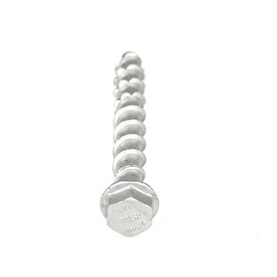 Cuidadosamente hecha M8x75mm Flange Hexagonal cabeza de hormigón tornillos de acero inoxidable 410