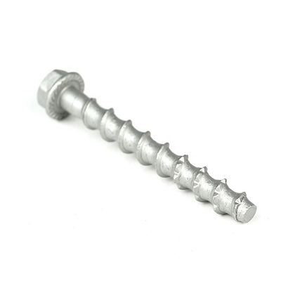 Cuidadosamente hecha M8x75mm Flange Hexagonal cabeza de hormigón tornillos de acero inoxidable 410