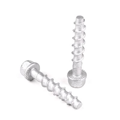 Varios estilos M6 Cerrojo de cabeza de lavadora hexagonal para tornillos de hormigón en el sistema de medición INCH