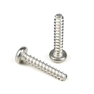 Tornos de autoapertura de acero inoxidable M3.5x18mm con accionamiento de Pozidriv y acabado plano