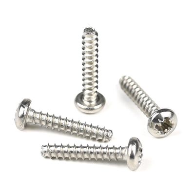 Tornos de autoapertura de acero inoxidable M3.5x18mm con accionamiento de Pozidriv y acabado plano