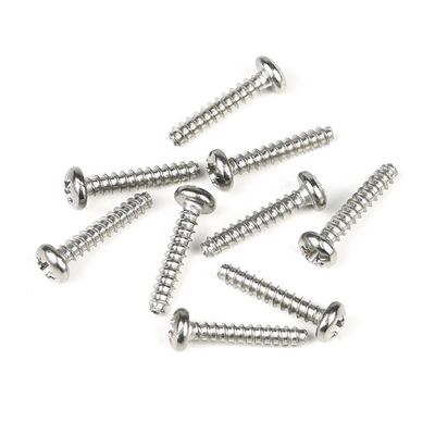 Tornos de autoapertura de acero inoxidable M3.5x18mm con accionamiento de Pozidriv y acabado plano