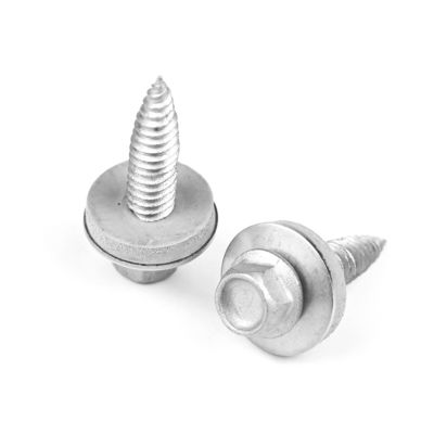 Fijación de madera Bi metal auto cinta hex cabeza tornillos de yeso 6x25 para uso pesado