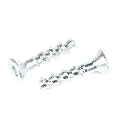 Construcción de Zinc 50mm M8 Acero Hex Socket Contrafundido Tornos de cabeza plana para duradero
