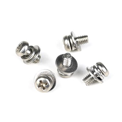 M4 X 8mm Tornos de la máquina Phillips para camas planas 100% QC probado y estándar ISO