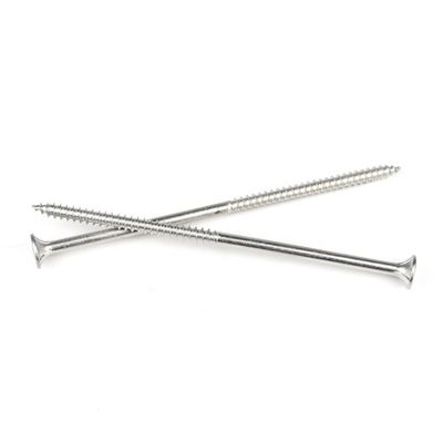 Acero inoxidable 150 mm Vis A Bois Tete Hexagonale cabeza de corneta tornillo de madera para la instalación