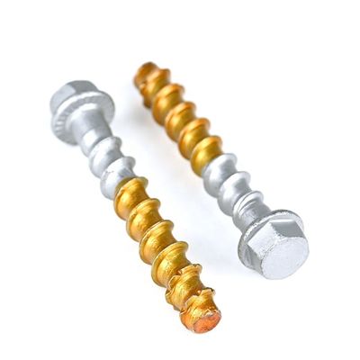 Zinc Finish M6 Hex Washer Head para aplicaciones de trabajo pesado