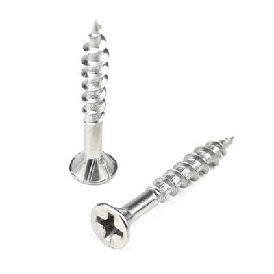 Tornos de madera con cabeza de panela Phillips con tornillos de acero inoxidable 316