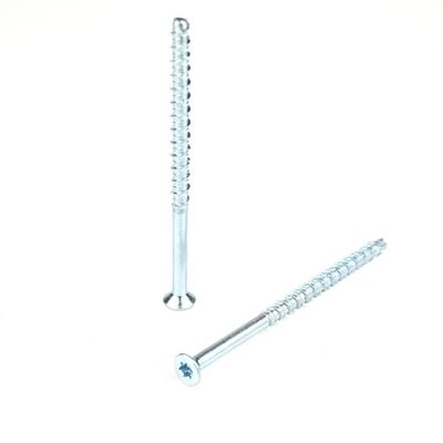 Trafico ferroviario de zinc de revestimiento contrafundido Torx cabeza de anclaje perno M6 120 mm para el 100% de prueba QC
