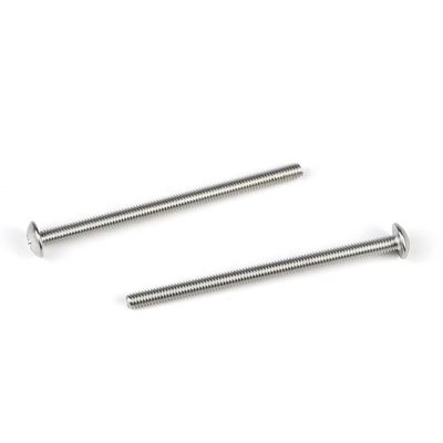ISO estándar Zinc acabado M4 botón Phillips cabeza de máquina tornillo 65mm de acero inoxidable SS304