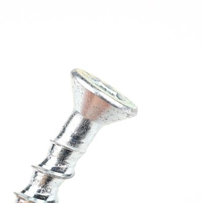 Acero al carbono Zinc blanco Revestido con enchufe hexagonal Cabeza plana Auto-perforación albañilería tornillos de hormigón M8 50mm