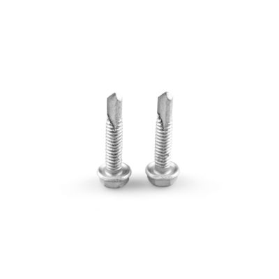 Círculos de perforación automática bi-metálicos con cabeza hexadecimal de brida DIN7504K personalizados 4.8x25mm estándar