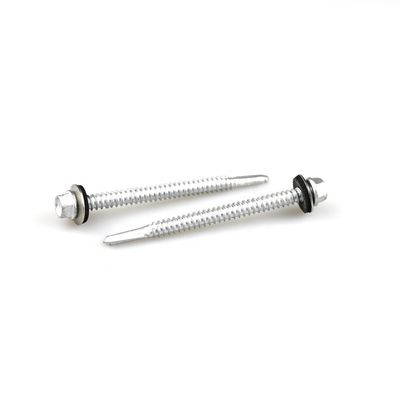 Grúas de auto-perforación de acero inoxidable bi-metálico de brida hexadecimal estándar GB 12x75 mm con EPDM