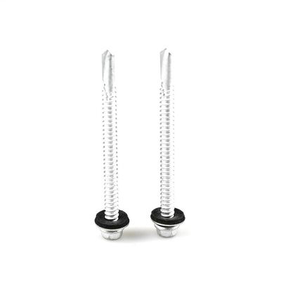 Grúas de auto-perforación de acero inoxidable bi-metálico de brida hexadecimal estándar GB 12x75 mm con EPDM