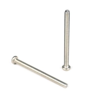 Acero inoxidable M4 x 10 mm Tornos Phillips para calentadores de agua solares con acabado plano