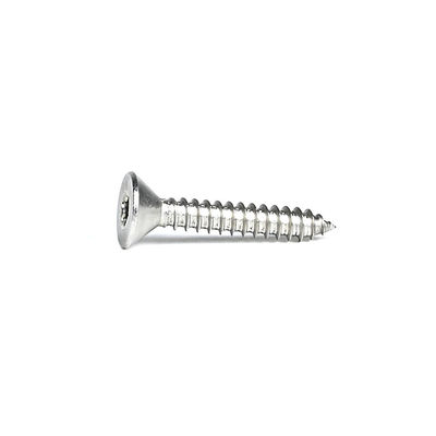Torx de acabado plano contrafundido para madera de acero inoxidable 316