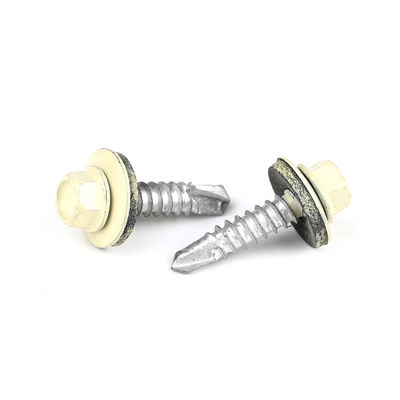 Cabeza de copa auto perforación auto tapping tornillo bimetal con lavaplatos para la construcción