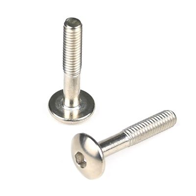 M4 22 mm de hilo parcial de la cabeza de la armadura Hex Socket máquina tornillos para el capó de la cocina