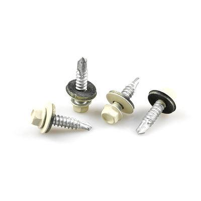 Cabeza de copa auto perforación auto tapping tornillo bimetal con lavaplatos para la construcción