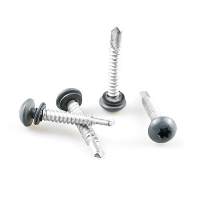 Torque métrico de la cabeza de la caja de perforación de auto-perforación del tornillo de acero inoxidable tornillo bimetal con lavaplatos de Epdm