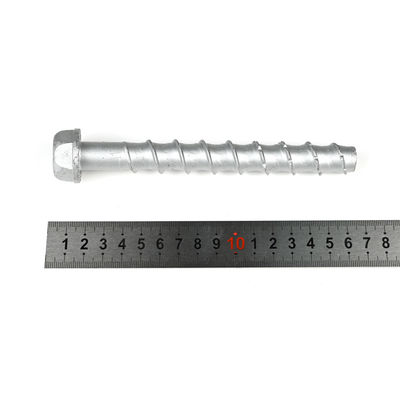 Zinc Finish Fijaciones de acero inoxidable multifunción 150mm M8 300mm tornillos de hormigón para puentes