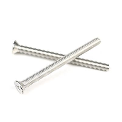 Metric SUS316 M5 tornillo de la máquina 70mm plano Phillips Din965 para calentador de agua solar fácil
