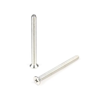Metric SUS316 M5 tornillo de la máquina 70mm plano Phillips Din965 para calentador de agua solar fácil