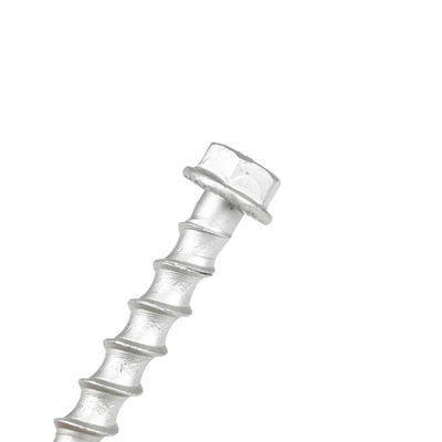 Flanca hexagonal de acero inoxidable 75 mm M8 Cerrojo de hormigón para empacar parachoques en tornillo de hormigón