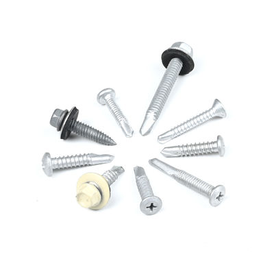Venta Bi Material Hex Csk Pan Lavadora de cabeza de perforación auto tornillo con lavadora 100% QC probado