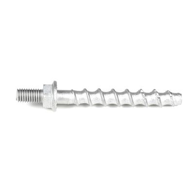 Zinc revestimiento antirrujo anclajes de doble cabeza tornillo de mampostería SS410 de acero inoxidable tornillo de hormigón