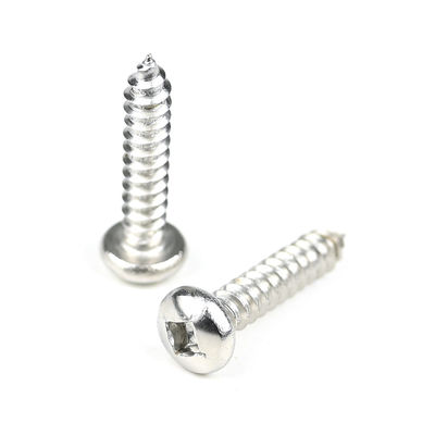 100% QC probado 304 de acero inoxidable cabeza de la cacerola de auto-apertura tornillo 8 X20 con accionamiento cuadrado
