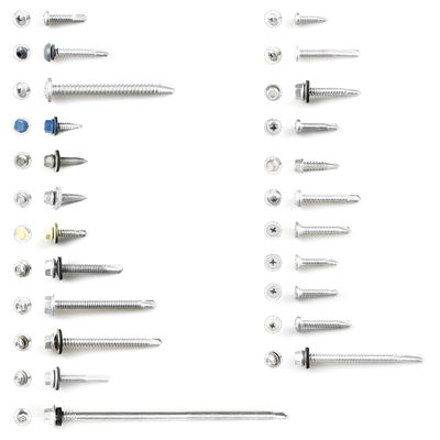 Venta Bi Material Hex Csk Pan Lavadora de cabeza de perforación auto tornillo con lavadora 100% QC probado
